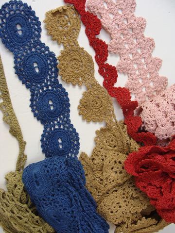 Hand Crocheted Organic Cotton Lace