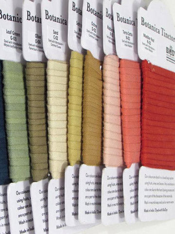 Linen Embroidery Thread from Botanica Tinctoria - Botanical Colors