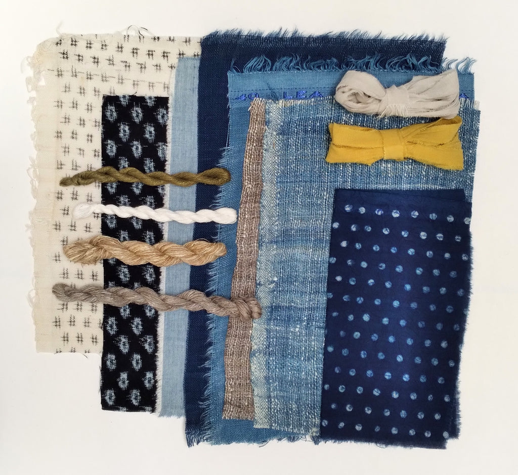 Summer Indigo Mending Kit