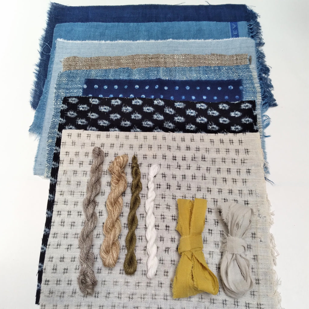 Summer Indigo Mending Kit