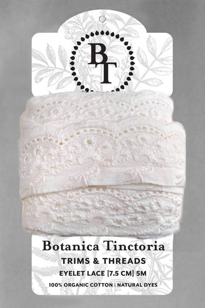 Eyelet Lace 7.5 cm. – Botanica Tinctoria