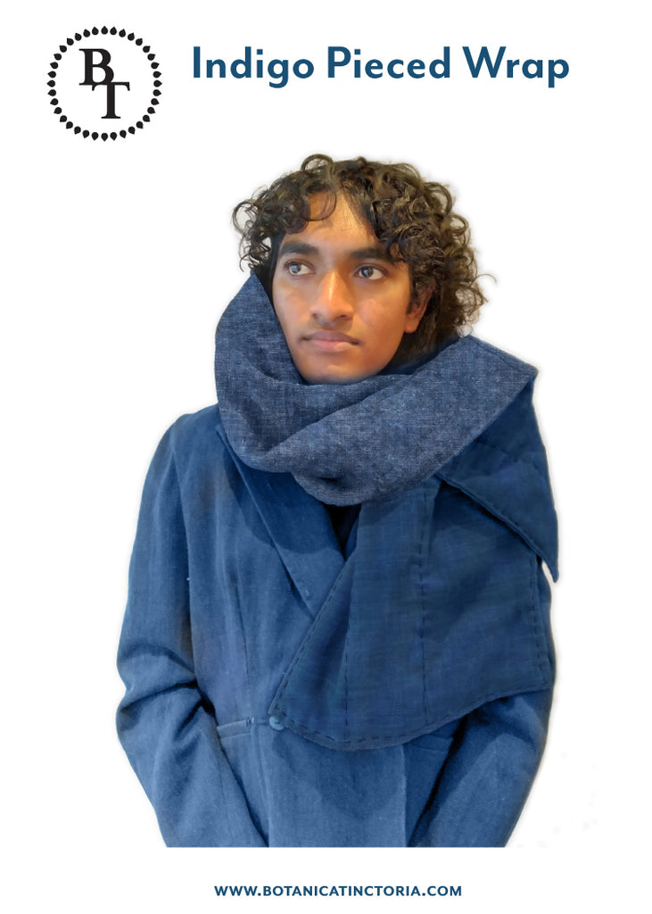 Indigo Pieced Wrap