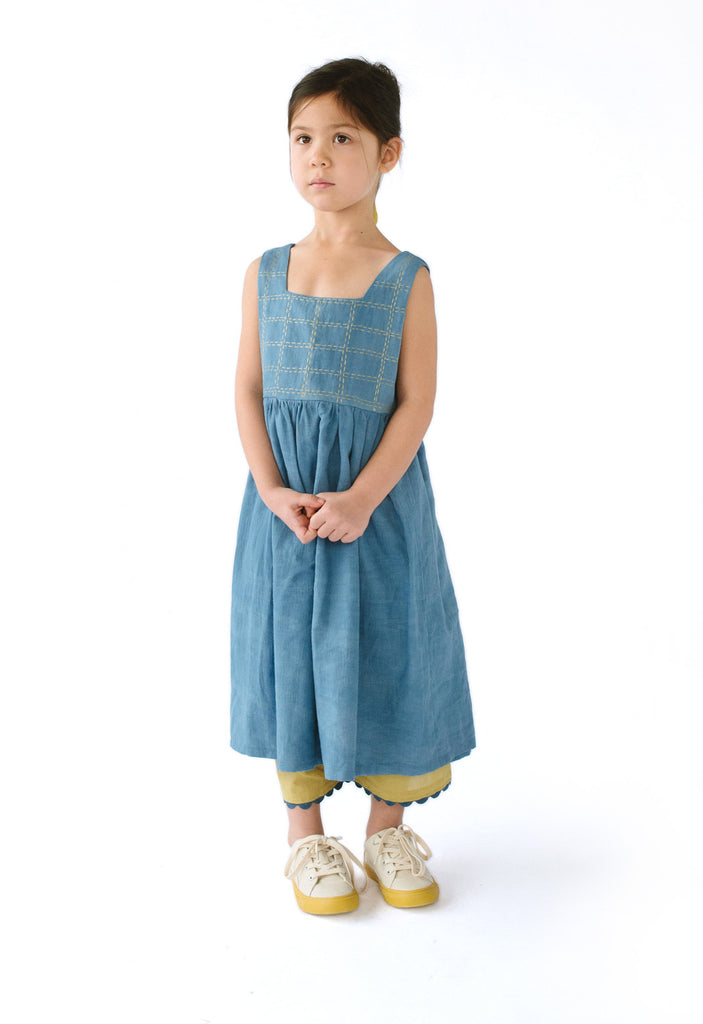 Sashiko Bodice Dress Sewing Pattern